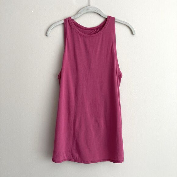 Lululemon Womens All Tied Up Tank Top Pink Size 6-8 Open Back Athletic Active - Picture 1 of 8